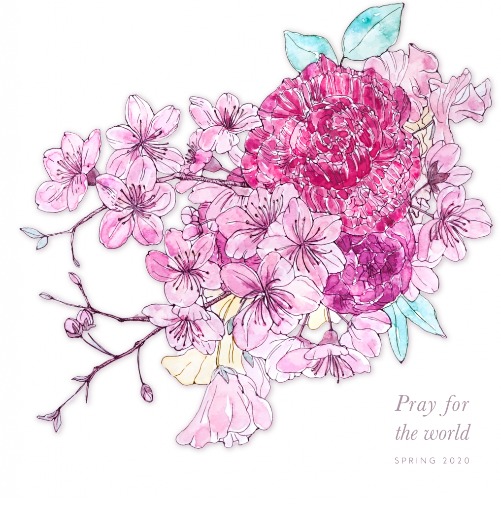 Pray For The World壁紙フリーダウンロード Pencake Works Paper